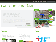 Tablet Screenshot of eatblogrun.com